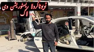 Vlog about restoration Toyota Corolla in auto master Peshawar