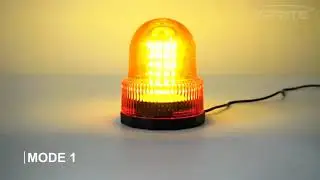 Xprite Super Bright Ambe Rotating Revolving LED Beacon Strobe Light