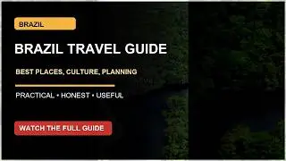 Brazil Travel Guide 2025 | Top 3 Places That Will Blow Your Mind