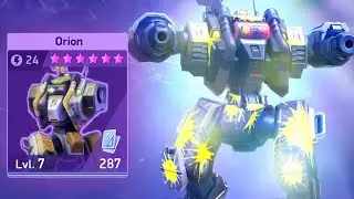 Base lvl Voltaic RPG & Orion: Beginning Combo VS Maxed Enemies | Mech Arena