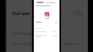 How to create App Clone in mi mobile phone // #sktach3