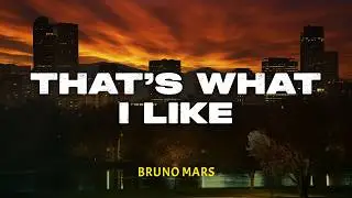 Bruno Mars - That's What I Like | Lyrics Video | Indo Subtitle | Lirik Indonesia | Lirik Terjemahan