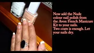 DIY Avon French Manicure Kit & Sparkle