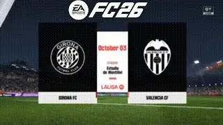 Жирона против Валенсии (ЛаЛига 25/26)⚽ Геймплей EA FC 26 #eafc26 #easportsfc26 #fifa26