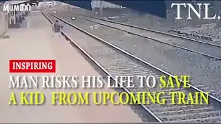 Heroic man saves a young boy from train | Mumbai