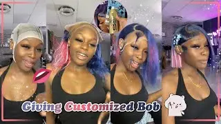 Affordable😲Customized Highlight Color Bob Wig | Giving Blunt Cut Wig In Summer Season Ft.ULAHAIR