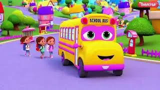 The Wheels on the Bus | Interactive Preschool Rhyme &ndash; Colors, Actions & Vocabulary