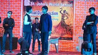 🔥 Anpad Neta | Powerful Satirical Act | Annual Function | St. John&rsquo;s World School, Saidpur