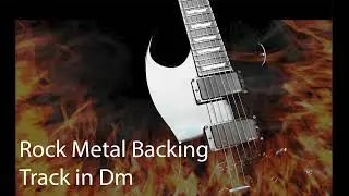 D Minor Ballad Metal Backing Track