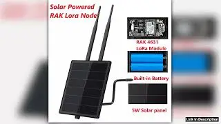 D5 Solar Power Lora Node with 6000mAh Battery And Wisblock RAK19007 RAK4630 SX1262 Meshtastic kit
