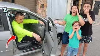 O PROBLEMA DO MEU PAI PIOROU - ELE ESTÁ DESACORDADO NA RUA😱😱😱Izia e Nildo Barroso