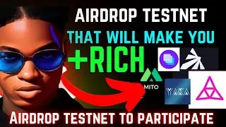 Top 5 Testnet Airdrops To Participate ( Plus  Etheruem Foundation Testnet Airdrop) Free Airdrops