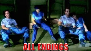 Resident Evil 1996 - All Ending Cutscenes (PC)