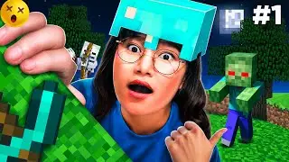 Minecraft Survival Series Ep. 1 | SURVIVING FIRST NIGHT