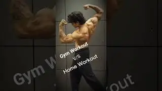 HOME WORKOUT V/S GYM WORKOUT#gymworkout #homeworkout #viral @VRFittZone