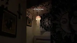 #diy jellyfish lamp🪼 #craft
