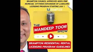 Brampton Residential Rental Licensing Program Guidelines.
