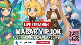 SEMANGAT PUSH LAGI, MABAR VIP 10K AJA 😇😇 || PRINCESS NABILA ML