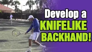 Tennis Backhand Tips - How To Develop A Knifelike Slice Backhand