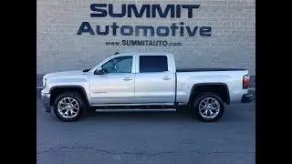 2017 GMC SIERRA 1500 CREW SLT Z71 QUICKSILVER WALK AROUND REVIEW 9T326B SOLD! www.SUMMITAUTO.com