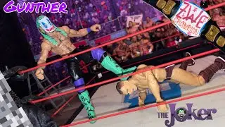 &laquo;Джокер&raquo; Сет Роллинс против Гюнтера! Матч с фигурками WWE!