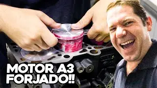 MONTAGEM COMPLETA DO MOTOR DE AUDI A3 2008 FORJADA!!🔥 AGORA O 2.0 FSI TURBO ESTÁ PRONTO PRA MOER!!