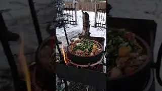 Болгарский сач завершение приготовления