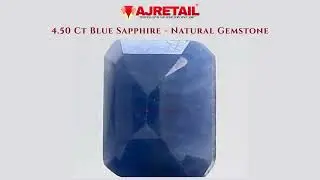 💎 4.50 CT Blue Sapphire &ndash; Natural Gemstone #naturalgemstone #ajretail