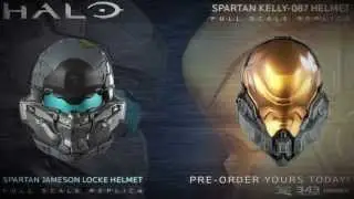 First Look - Halo 5: Guardians Locke & Kelly-087 Helmet Full Scale Replicas