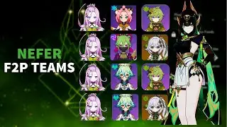 These are Nefer's F2P team (GENSHIN IMPACT LUNA III)