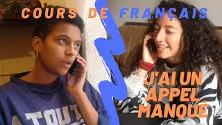 A2 💬 J'ai un appel manqu&eacute; (dialogue en fran&ccedil;ais)