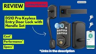 DS10 Pro Smart Lock Review 2025 Keyless Entry,Fingerprint, App &Auto Lock | Best Front Door Security