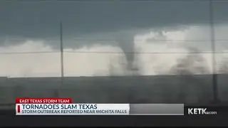 PHOTOS & VIDEO: Several tornadoes touch down near Texas, Oklahoma border
