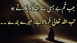 Jb tum be basi se Allah ko pukarte ho tab Allah farmata hai mere Bande...