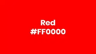 Red Screen | A Screen Of Pure Red | Background | Backdrop | Screensaver | 4K with ambient sound