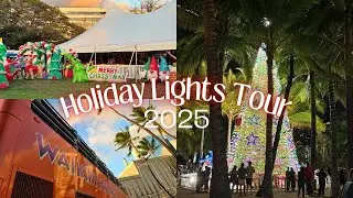 Holiday Lights Tour 2025🎄| Waikiki Trolley Ride