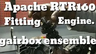 How to fitting tvs apache gear box#How to fitting the motorcycle engine