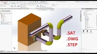 Insertar PUNTOS DE CONEXION objeto IMPORTADO Solidworks 2019