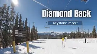 Diamond Back - Keystone Ski Resort - Awesome Black Run - GoPro POV #snow  #skiing #gopro #colorado