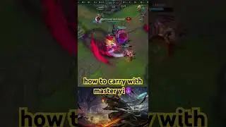 how to carry with master yi #shorts #lol #leagueoflegends