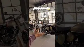 Royal Enfield Classic 350 cc Gun Gray Colore vs Maletry Green 🤯 #royalenfield #royalenfieldbullet