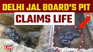 Delhi Accident Live News: Delhi Biker Falls To Death In Pool-Sized Pit Dug Up On Road By Water Board