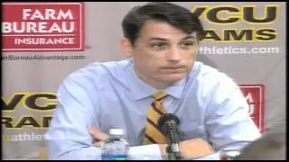 JMU coach Matt Brady talks about the loss to VCU