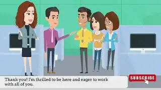 First Day At Work| Computer Set up | 2-minute English |Daily Life English Conversation