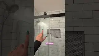 Luxury Shower Upgrade 🚿 | Frameless Matte Black Bypass Shower Door Review