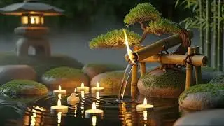 Healing music, water sound, relaxing music piano