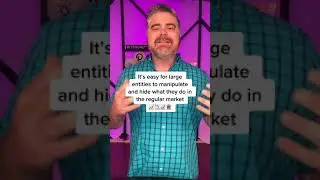 Manipulation in Crypto Vs Stock Market tiktok bitboycrypto #shorts