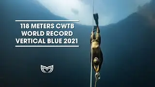 118m CWTB World Record by Alexey Molchanov at Vertical Blue 2021 | Molchanovs Freediving