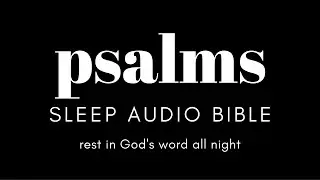 The Book of Psalms Black Screen Audio Bible