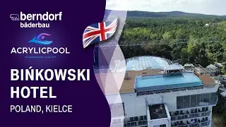 Swimming pool on the Hotel Bińkowski roof -  Berndorf & Acrylicpool